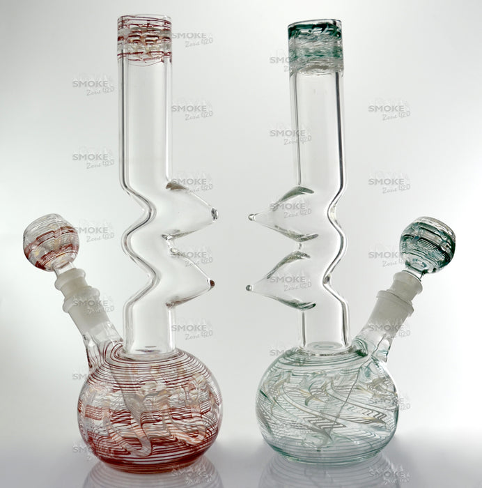 10" Double Zong Wrap & Rake Waper Pipe - SmokeZone 420