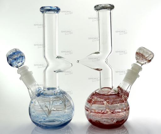 10" Single Zong Wrap & Rake Water Pipe - SmokeZone 420