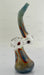9" Frit Body Clear Center Sherlock Bubbler - SmokeZone 420