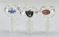 14mm Sports Team Clear Bowls - SmokeZone 420