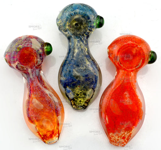 3" Flat Body Round Head Hand Pipe - SmokeZone 420