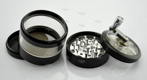 3 Inch Hand Muller See Through Grinder (Assorted Colors) - SmokeZone 420