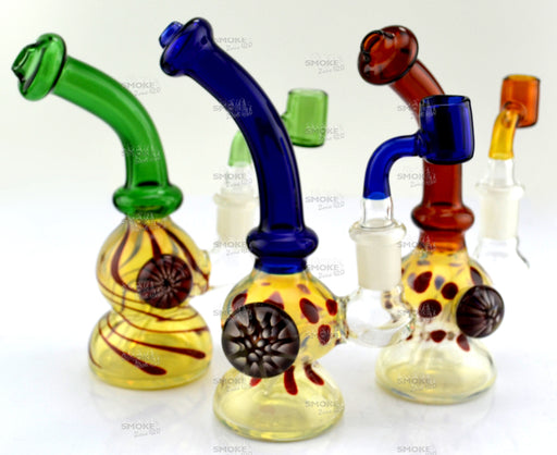 6" Fumed Side Bead Dab Rig - SmokeZone 420