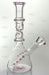 8" Twisted Beaker Base Slime Pink Water Pipe - SmokeZone 420