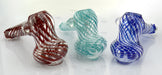 6" Twisted Color Heavy Hammer Bubbler - SmokeZone 420