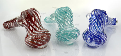 6" Twisted Color Heavy Hammer Bubbler - SmokeZone 420