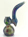 9"Electric Blue Fumed Sherlock Bubbler - SmokeZone 420