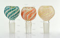 14mm Twisting Art Color Bowls - SmokeZone 420