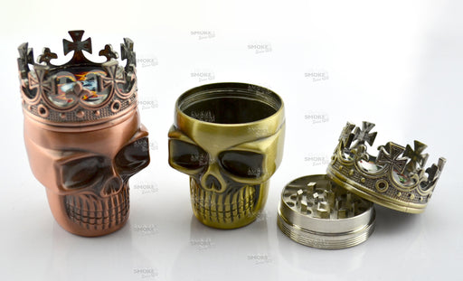 Skull Grinder 1.75" 3 Part Grinder - SmokeZone 420