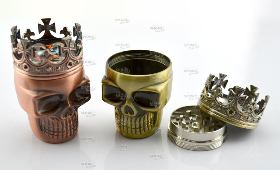 Skull Grinder 1.75" 3 Part Grinder - SmokeZone 420