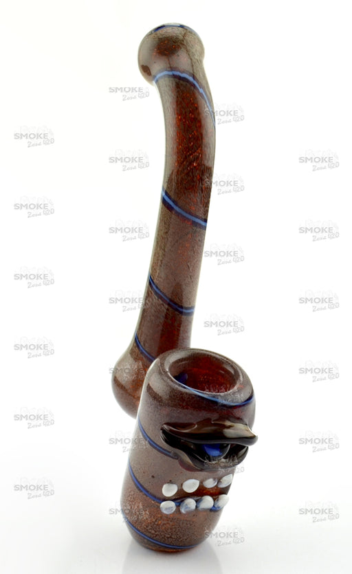 7" Eye & Mouth Sherlock Bubbler - SmokeZone 420