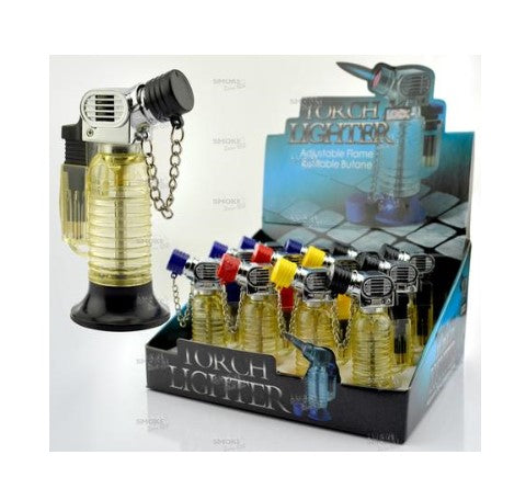 45 Degree Adjustable Flame Refillable Torch (12 Per Box) - SmokeZone 420