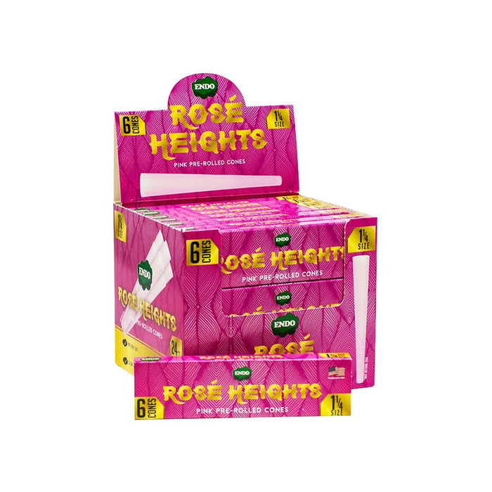 Endo Rosé Heights Pink 1¼ Pre-Rolled Cones - SmokeZone 420