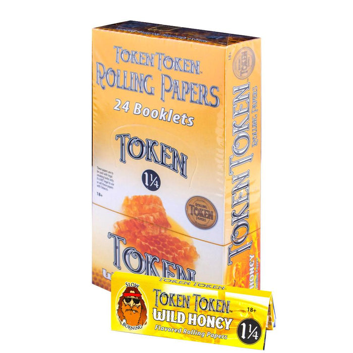Toke Token 1 1/4 Flavor Paper (Wild Honey) - SmokeZone 420
