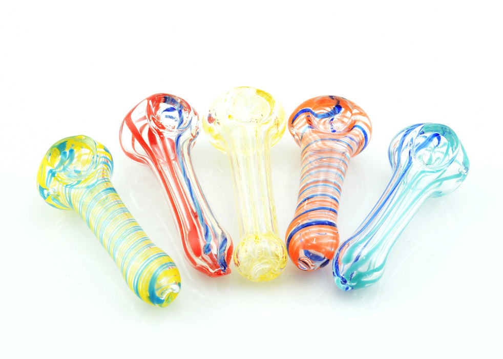 3" Assorted Hand Pipe Pack (25 Pack) - SmokeZone 420