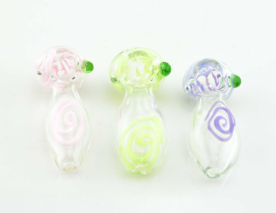 3" Slime Color Art Hand Pipe - SmokeZone 420