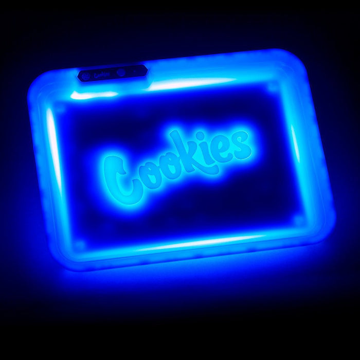 Cookies LED Glow Rolling Tray - SmokeZone 420