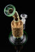 9" Curved Mouth Honeycomb Glow In The Dark Dab Rig - SmokeZone 420