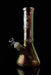 12" 7mm Metallic Gold Dollar Beaker - SmokeZone 420