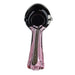 5" Black Head Pink Dichro Body Spoon Pipe - SmokeZone 420