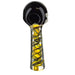 5.5" Black Head Twisted Dichro Fumed Spoon Pipe - SmokeZone 420