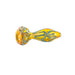 3.5" Dark Fumed Swirl & Dot Art Hand Pipe - SmokeZone 420