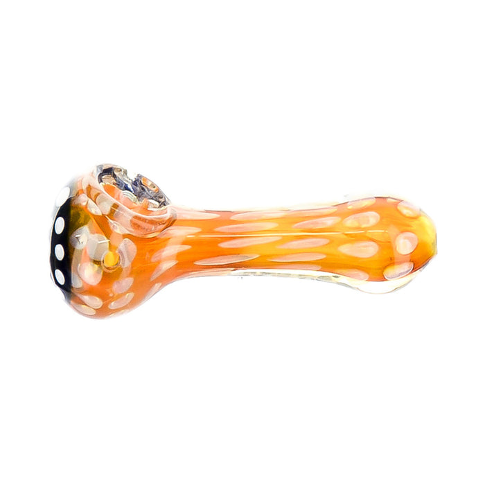 4" Full Polka Dot Body Fumed Hand Pipe - SmokeZone 420