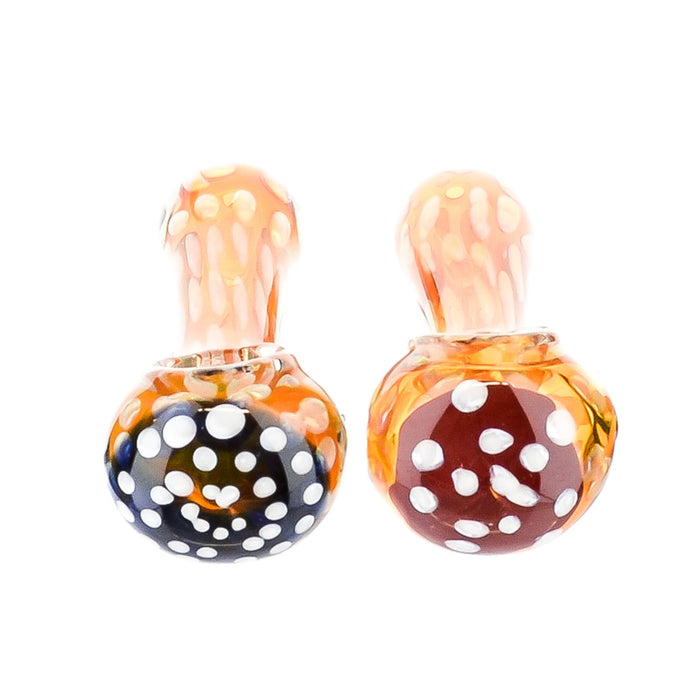 4" Full Polka Dot Body Fumed Hand Pipe - SmokeZone 420