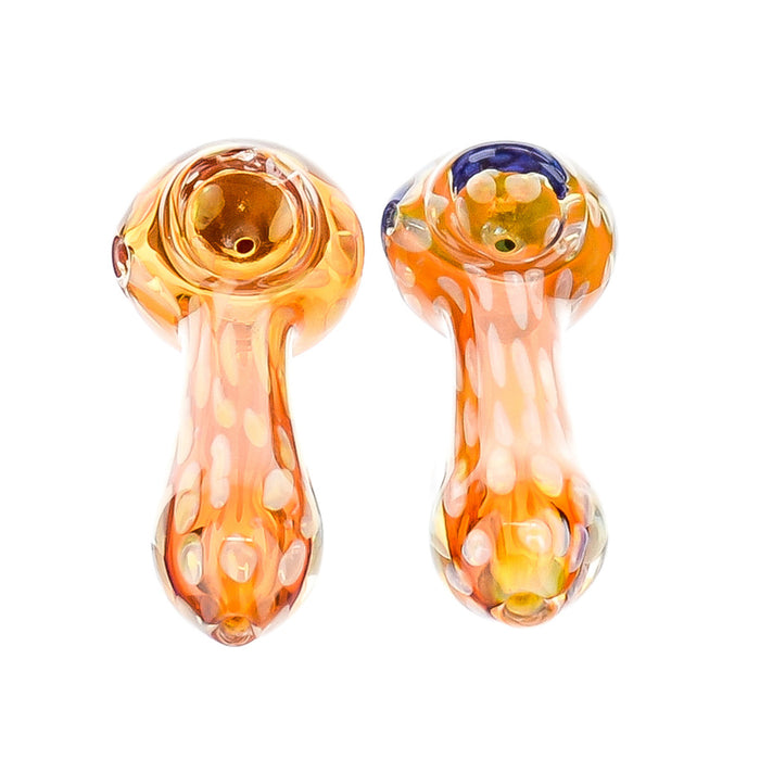 4" Full Polka Dot Body Fumed Hand Pipe - SmokeZone 420