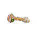 5" Flat Mouth Inside Swirl Art Fumed Hand Pipe - SmokeZone 420