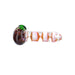 5" Frit Head Inside Ring Fumed Hand Pipe - SmokeZone 420