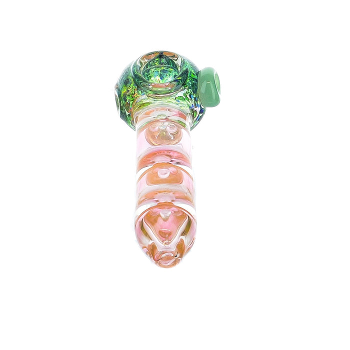 5" Frit Head Inside Ring Fumed Hand Pipe - SmokeZone 420
