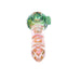 5" Frit Head Inside Ring Fumed Hand Pipe - SmokeZone 420