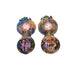4" Beaded Head Polka Dot Body Hand Pipe - SmokeZone 420