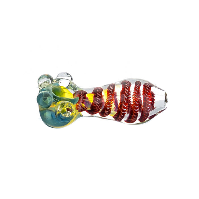 4" Triple Bead Inside Work Hand Pipe - SmokeZone 420