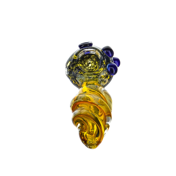 5" Assorted Fancy Design Fumed Hand Pipes - SmokeZone 420