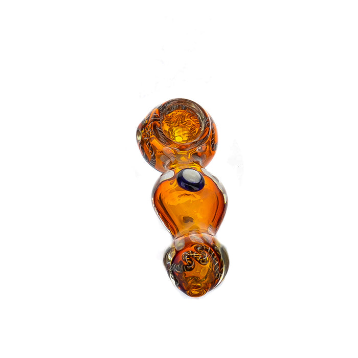 5" Assorted Fancy Design Fumed Hand Pipes - SmokeZone 420