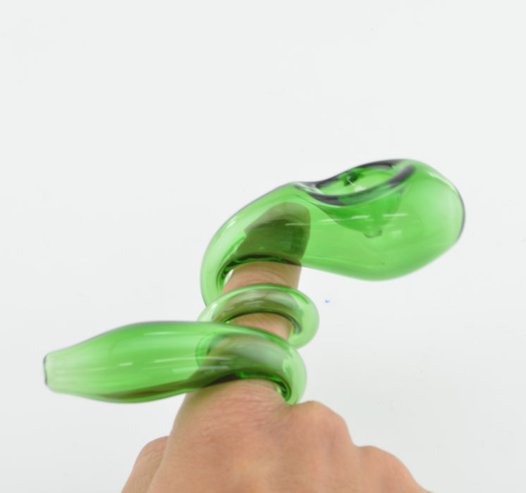 3.5" Finger Wrap Hand Pipe - SmokeZone 420