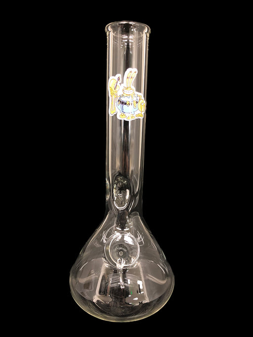 9" Clear Beaker Slide Water Pipe - SmokeZone 420