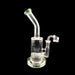 9" Curved Mouth Inline Perc Dab Rig - SmokeZone 420