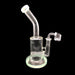 9" Curved Mouth Inline Perc Dab Rig - SmokeZone 420