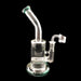 9" Curved Mouth Inline Perc Dab Rig - SmokeZone 420