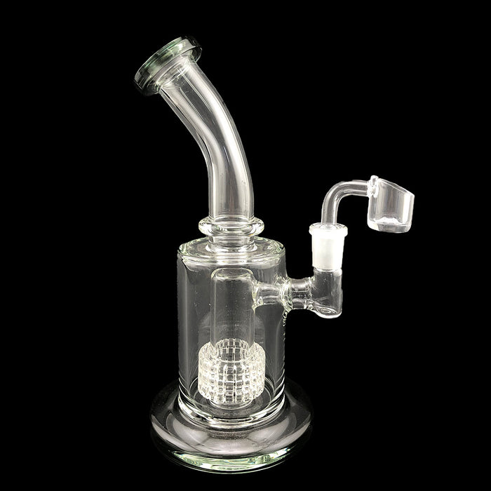9" Curved Mouth Matrix Perc Dab Rig - SmokeZone 420