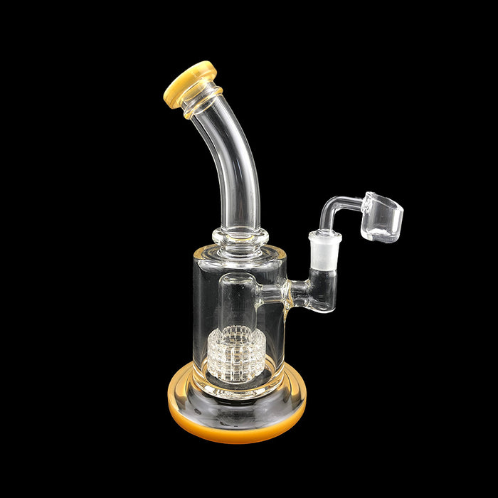 9" Curved Mouth Matrix Perc Dab Rig - SmokeZone 420