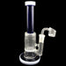 9" Straight Color Tube Honeycomb Dab Rig - SmokeZone 420