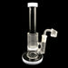 9" Straight Color Tube Honeycomb Dab Rig - SmokeZone 420