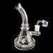 7" Curved Double Ring Thick Beaker Base Dab Rig - SmokeZone 420