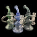 8" Full Twisted Color Recycler Dab Rig - SmokeZone 420