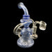 8" Full Twisted Color Recycler Dab Rig - SmokeZone 420