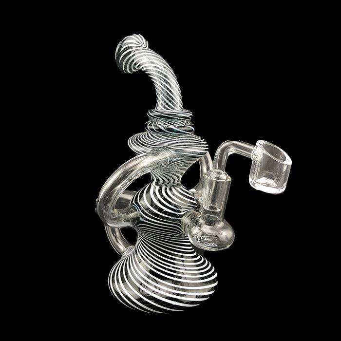 8" Full Twisted Color Recycler Dab Rig - SmokeZone 420